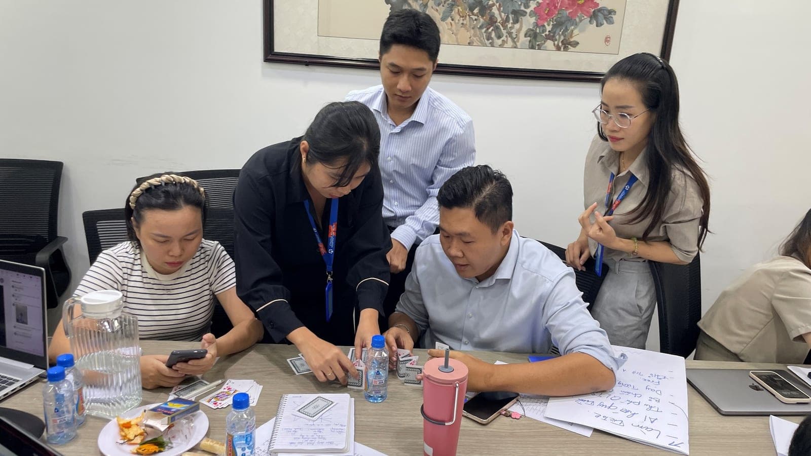 Small-group exercise during the Leading Change program