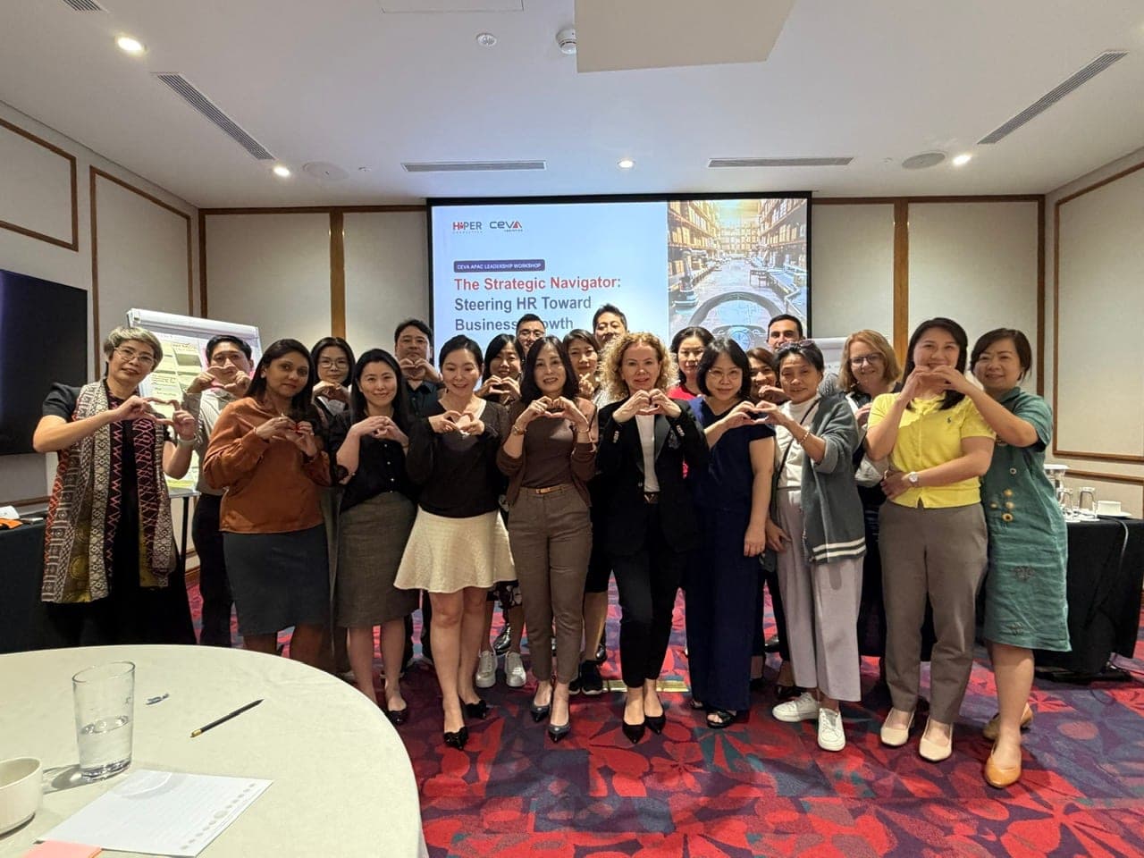 HIPER leadership workshop session with CEVA Logistics participants